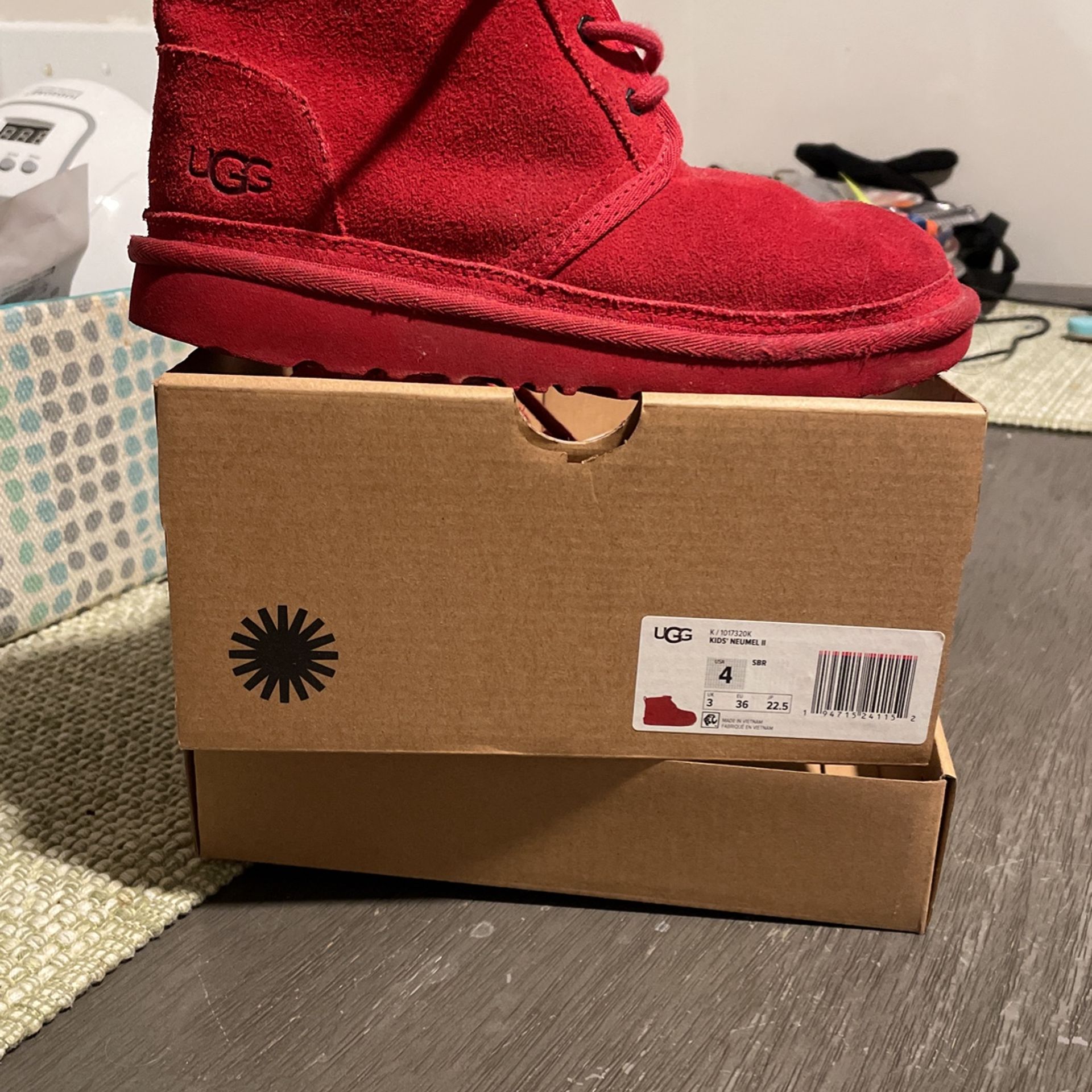 Size 4 Red Uggs