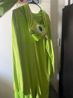 Mike Wazowski Adult Jumpsuit Costume LG/XL