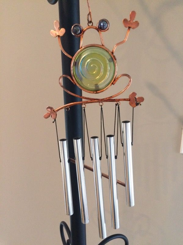 Wind chime. Cute frog!