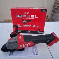 Milwaukee M18 Fuel 5" braking grinder tool only