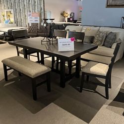 Table 4 Chairs And Bench 