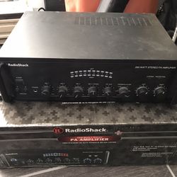 Radio Shack Amp Amplifier 250 Watt