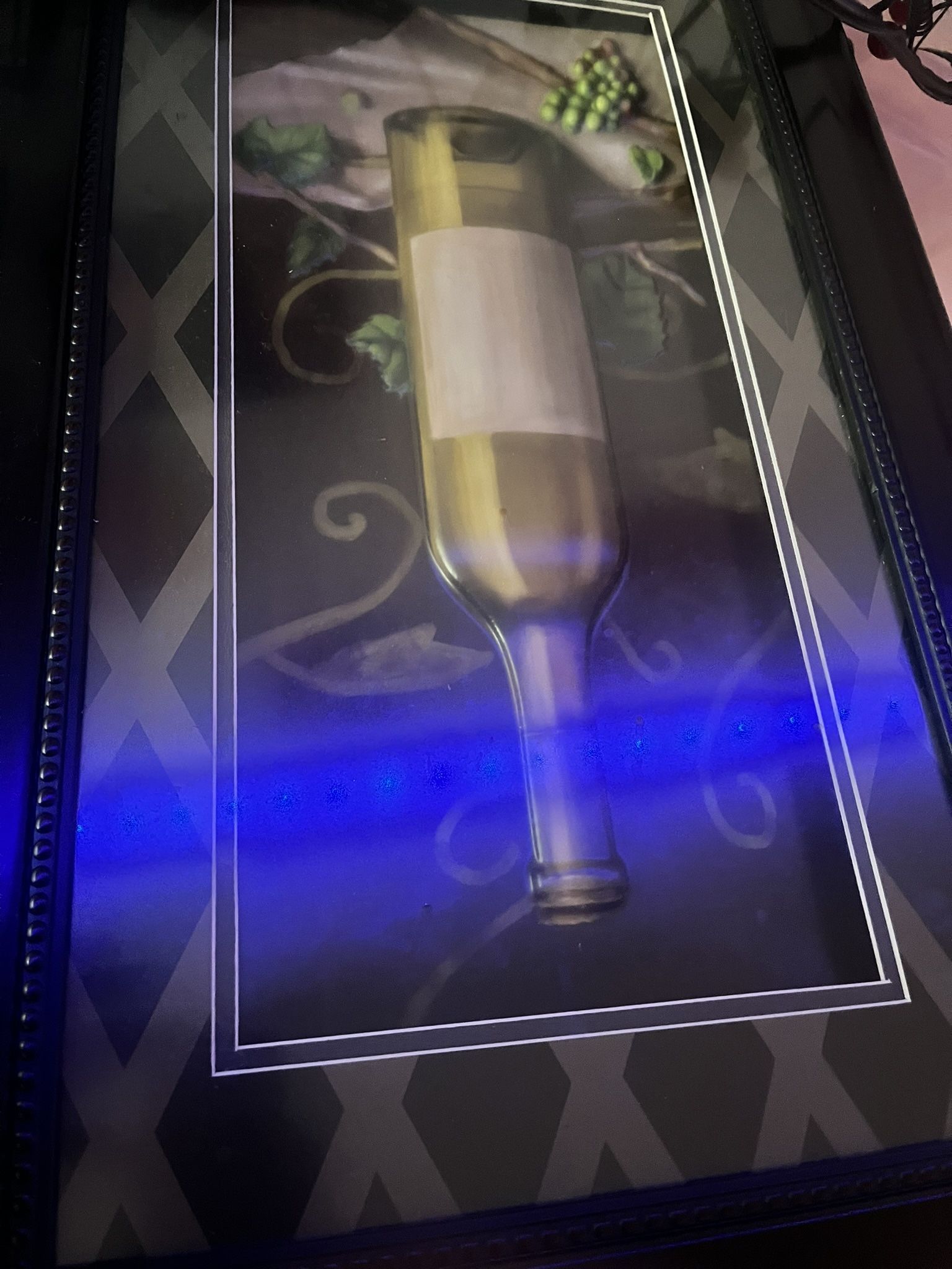 Wine Photo W/ Wine Rack