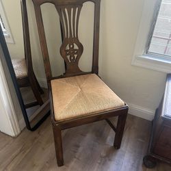 4 Antique Chippendale/country style chairs 