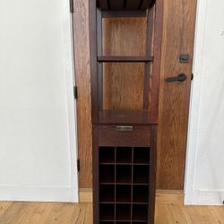Wine Tower Rack With Drawer 