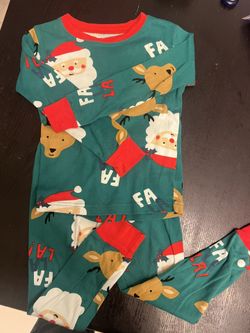 Santa And Reminder Christmas Pijamas 