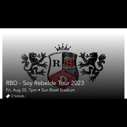 ‼️‼️RBD TICKETS‼️‼️