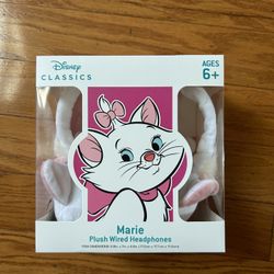 NWT Disney Plush Wired Headphone Marie