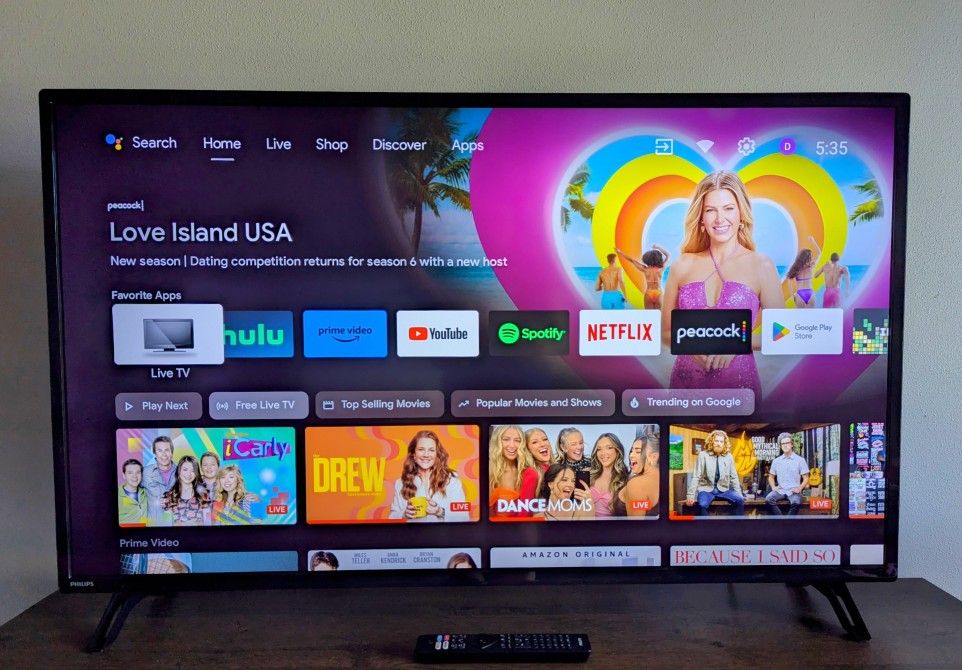 50 in Phillips Android Smart TV with Google Assistant