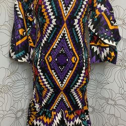 Beautiful African Print Mermaid Dress