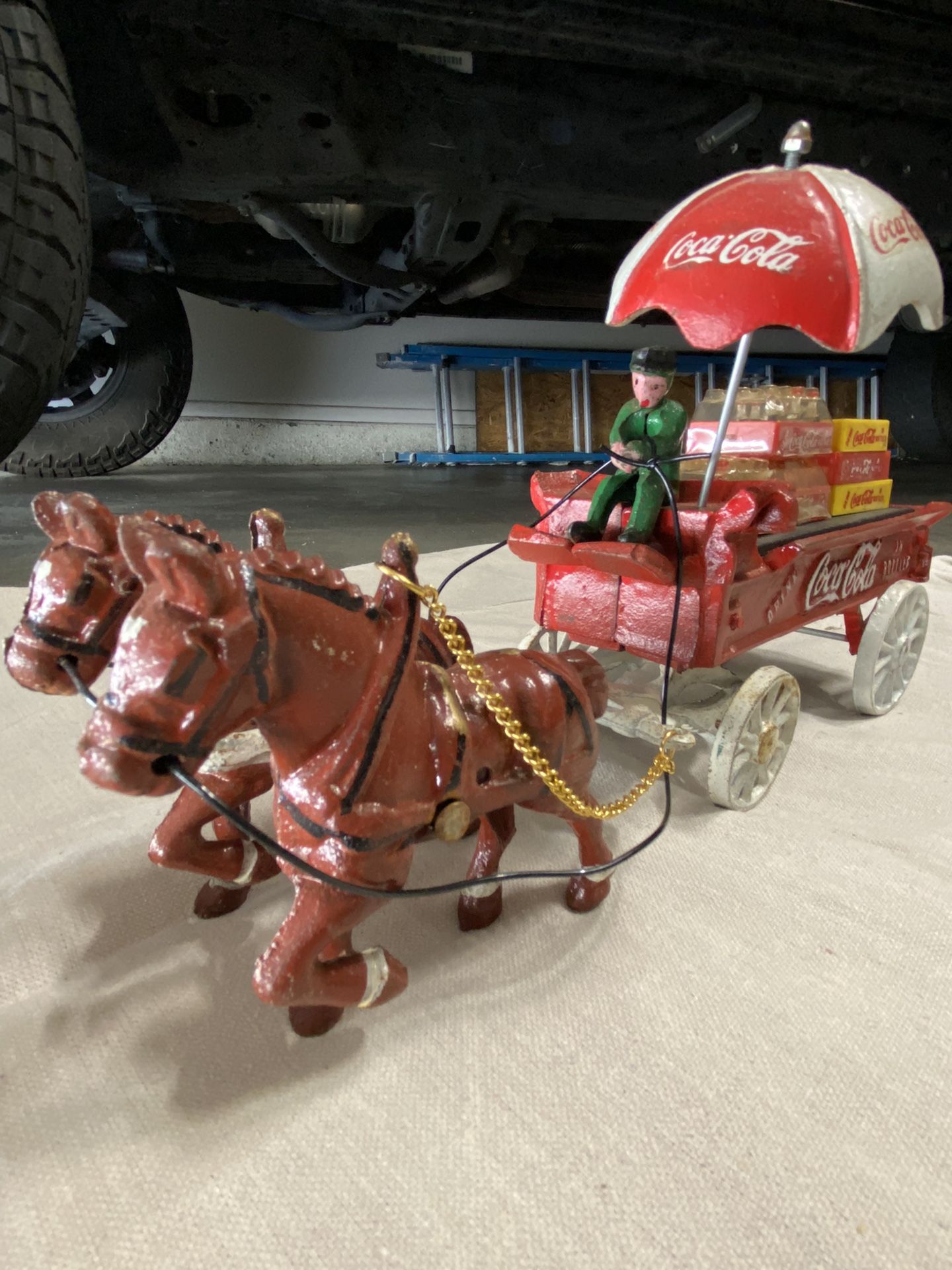 Cast Iron Vintage Coca Cola Toy