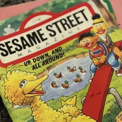 vintage Sesame Street Magazines