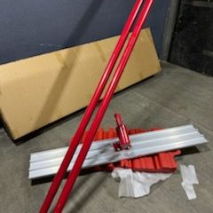 48x 8 Large Concrete Bull Float 34 Rods Hand Tool Magnesium Floor Levelling Bull Float Lengthening Rod Easy Maintenance