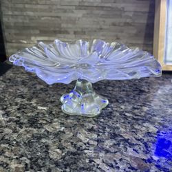 Glass Pedestal Cake Stand