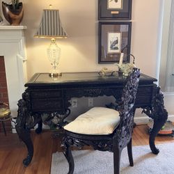 19th Century Japanese Desk & Chair