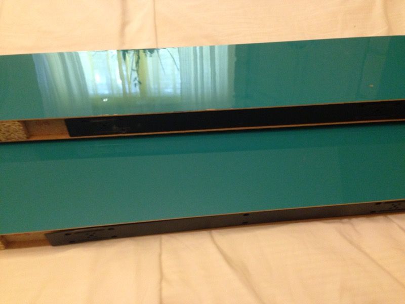 LACK Wall shelf, Teal , 74 3/4x10 1/4 " IKEA (2 Shelves)