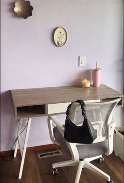 Desk and chair