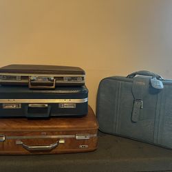Vintage Retro Luggage 18 Each