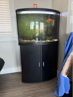 Topfin 36 gallon aquarium and stand