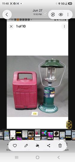 Coleman Lantern & case, no propane bottle