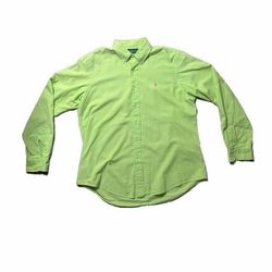 Polo Ralph Lauren long sleeve button down. Lime XI