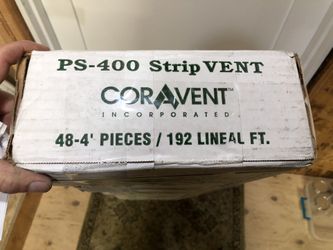 Soffit Venting Core A Vent WHITE PS-400 Strip Vent