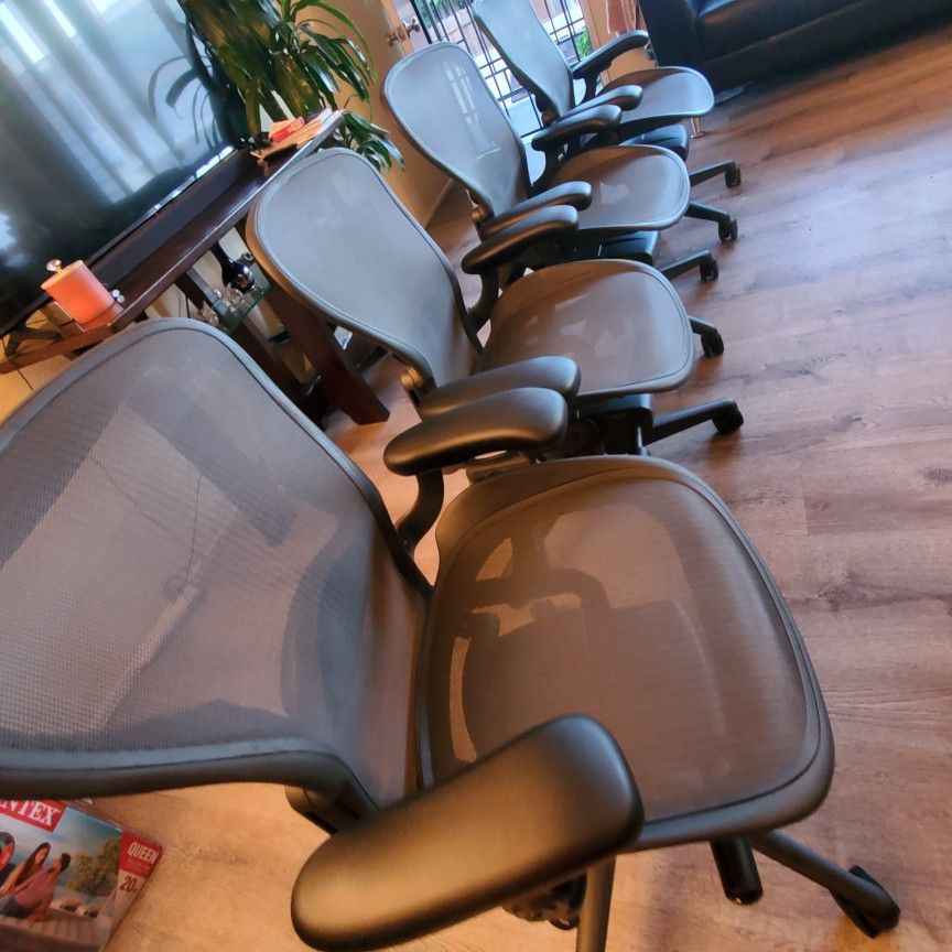 Herman Miller Aeron Remastered Chairs