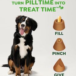 NEW SEALED GREENIES Pill Pockets for Dogs Large Size, Dog Treat Pouch for Capsule Medication, Peanut Butter Flavor, 15.8 oz. Pouch <———————-🐾