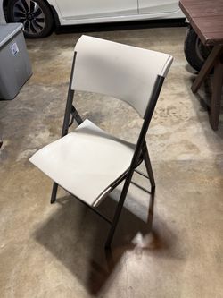 2 Lifetime Folding Chair with Back