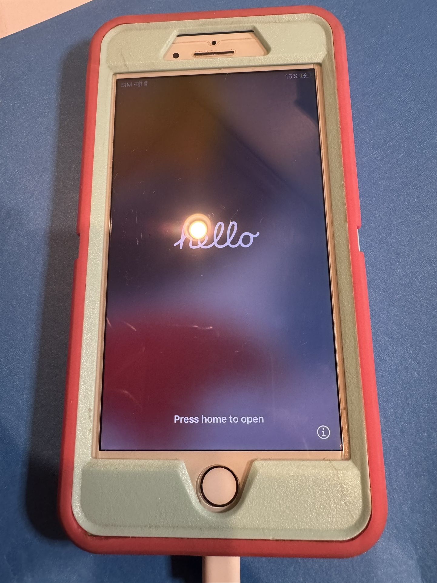 iPhone 7 Plus with Shockproof Case