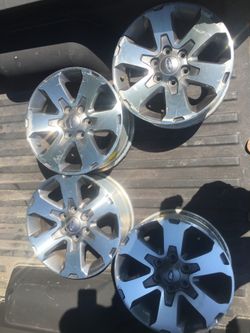 18 inch Ford F-150 aluminum rims 6 lugs