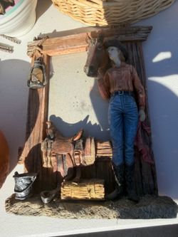 Cowboy picture frame