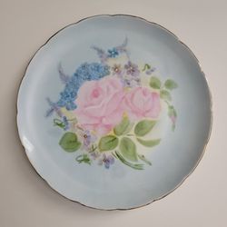 Decorative Floral Plate Wall Art Lucille Jones