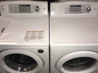 LG washer and dryer gas