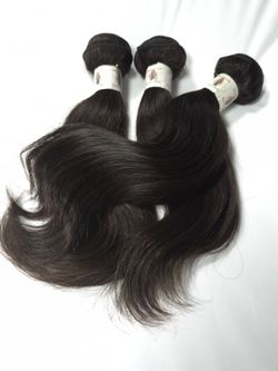 3 Raw Cambodian Hair Extension Bundles 