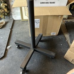 New Movable Olympic Weight Plate Rack with Wheel for 2-Inch Bumper Plates