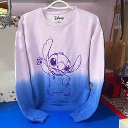 Disney Stitch Sweatshirt Size L JR NEW
