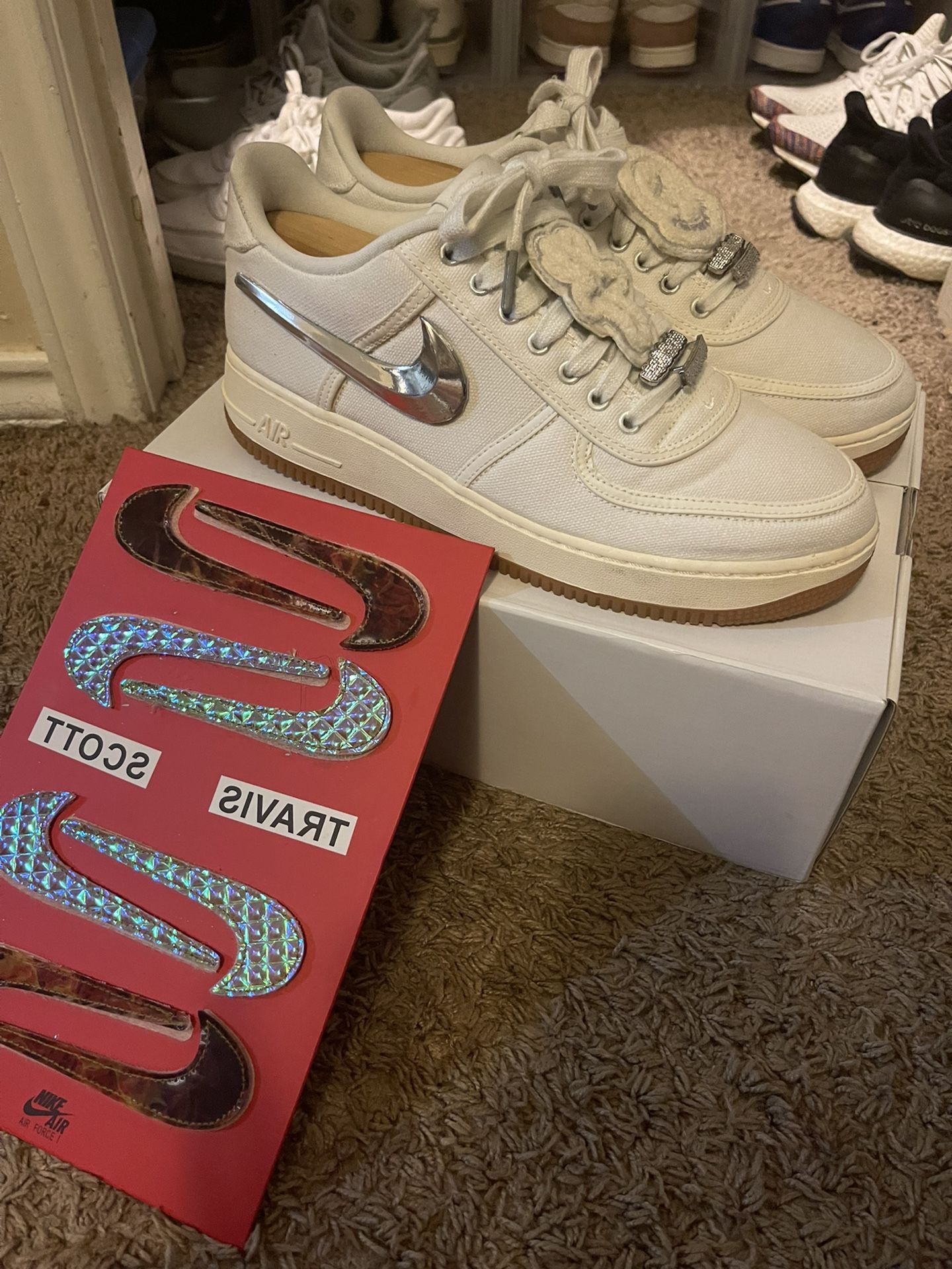 Nike Air Force Travis Scott Sail Size 10