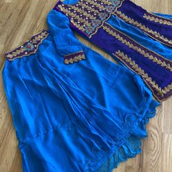 Indian Pakistani Kameez Sharara Suit Dress 