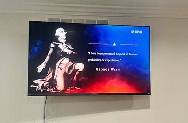 Large Flat Screen TV Wall Mounted