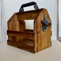 Vintage Beer Carrier With Bottle Opener (6 X 0.33L)