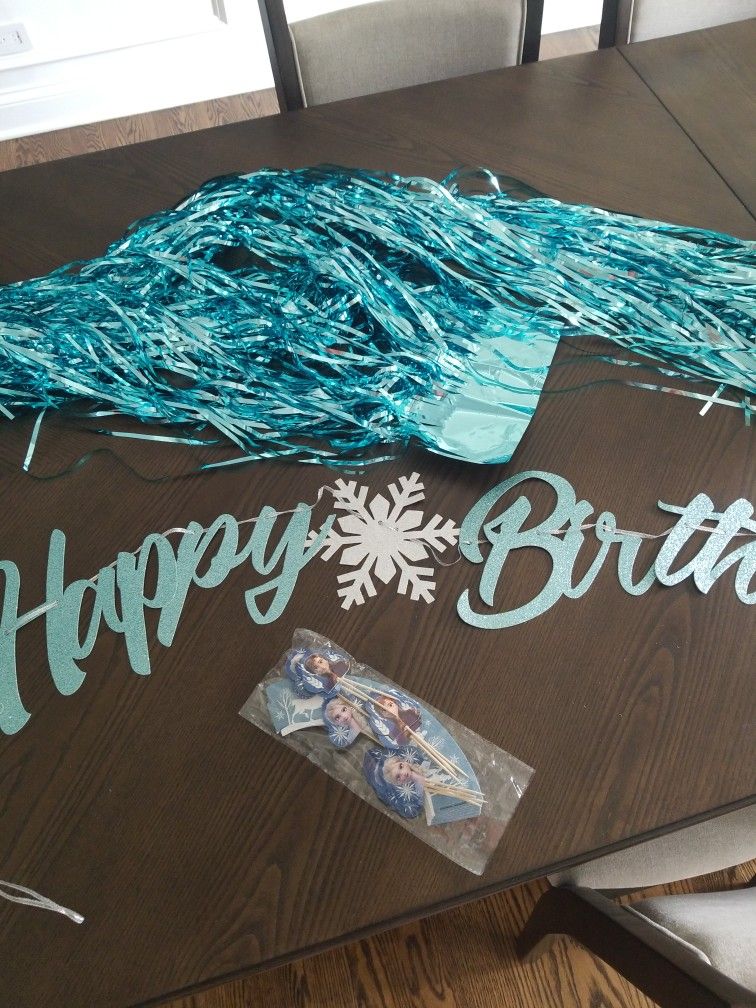 Frozen Birthday party Decor