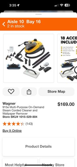 Wagner steam mop