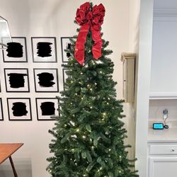 7.5 Ft. Pre-Lit Whistler Pine Faux Christmas Tree