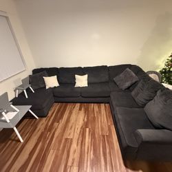 Black Sectional 