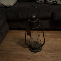 Aluminum Outdoor Lantern Candle Holder Black - Smith & Hawkenr