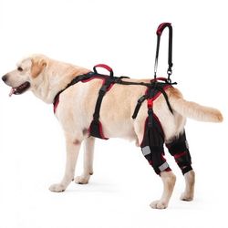 Lift Heavy Dogs with Less Effort: Dual ergonomic handles and a detachable shoulder strap help owners safely assist dogs up stairs, into cars, or durin