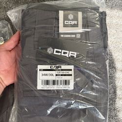 CQR Men’s Tactical Pants Charcoal Grey (34W/30L) 2 Pairs