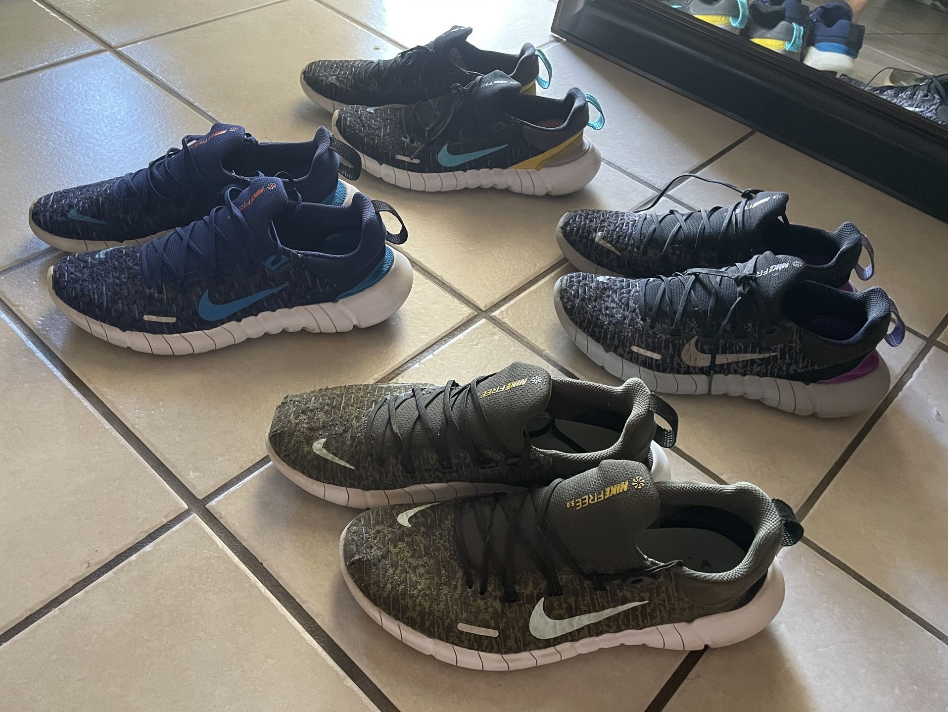 Boy Nike Shoes 4 Pair