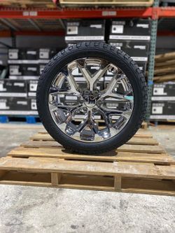 22" OE Creations PR177 Wheels & 285/45R22 Tires - Fits Most 5, 6 & 8 Lug Trucks